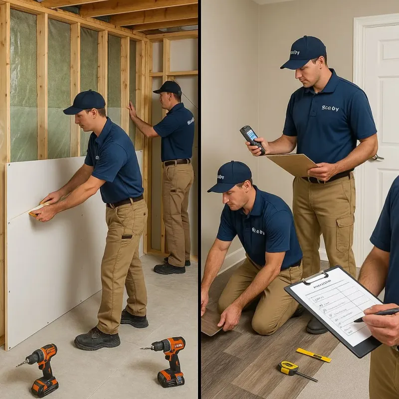 Repairs and Reconstruction process in Roslyn Estates, NY